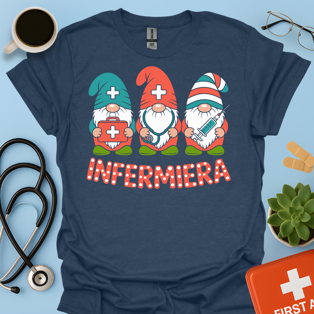 Gnome Infermiere - Infermiera Maglietta