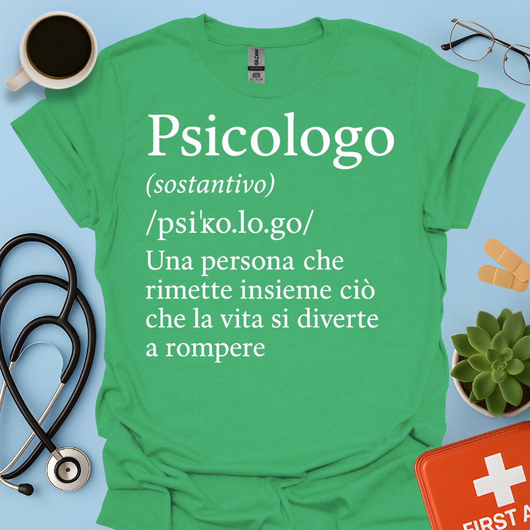 Definizione Psicologo Maglietta