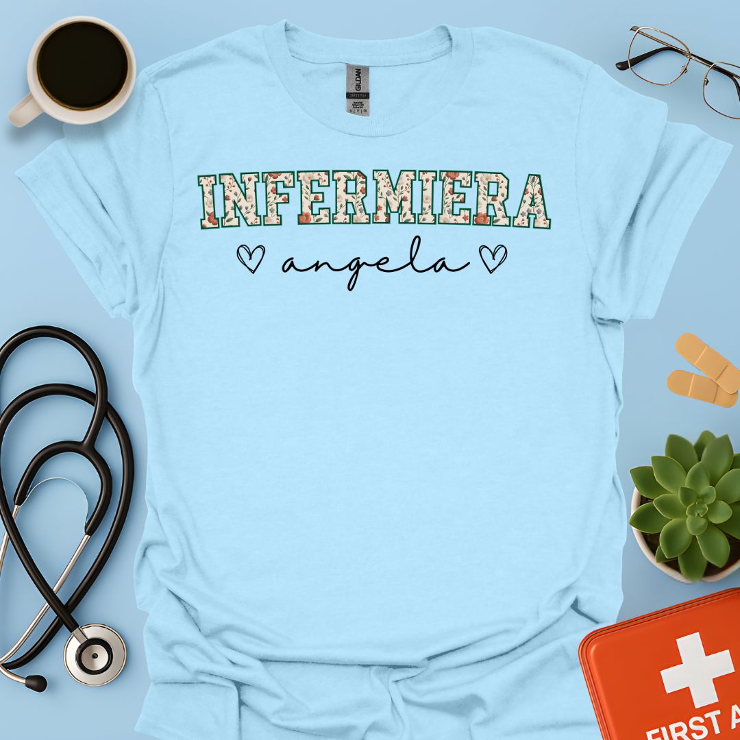 Personalizzata Infermiera Maglietta