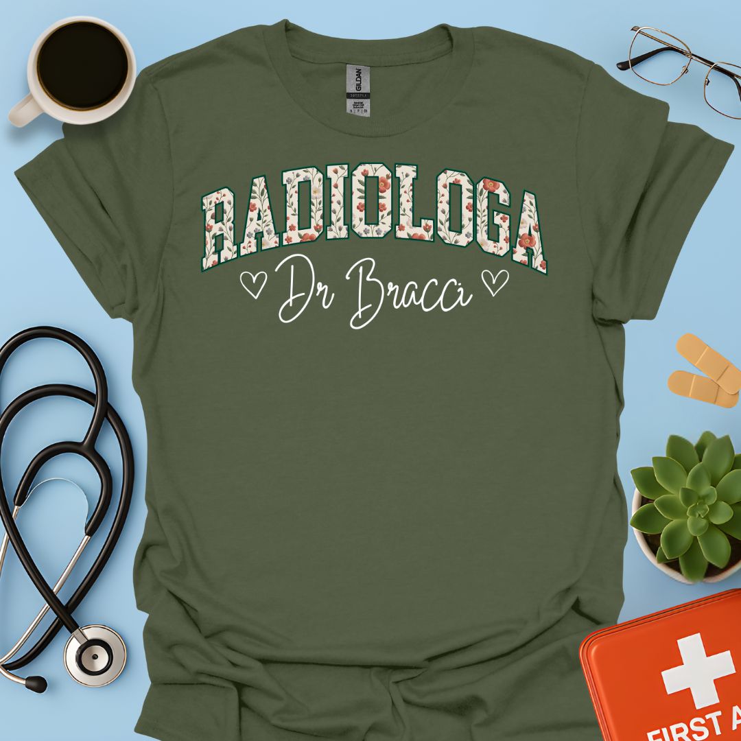 Radiologia Maglietta Radiologa Personalizzata