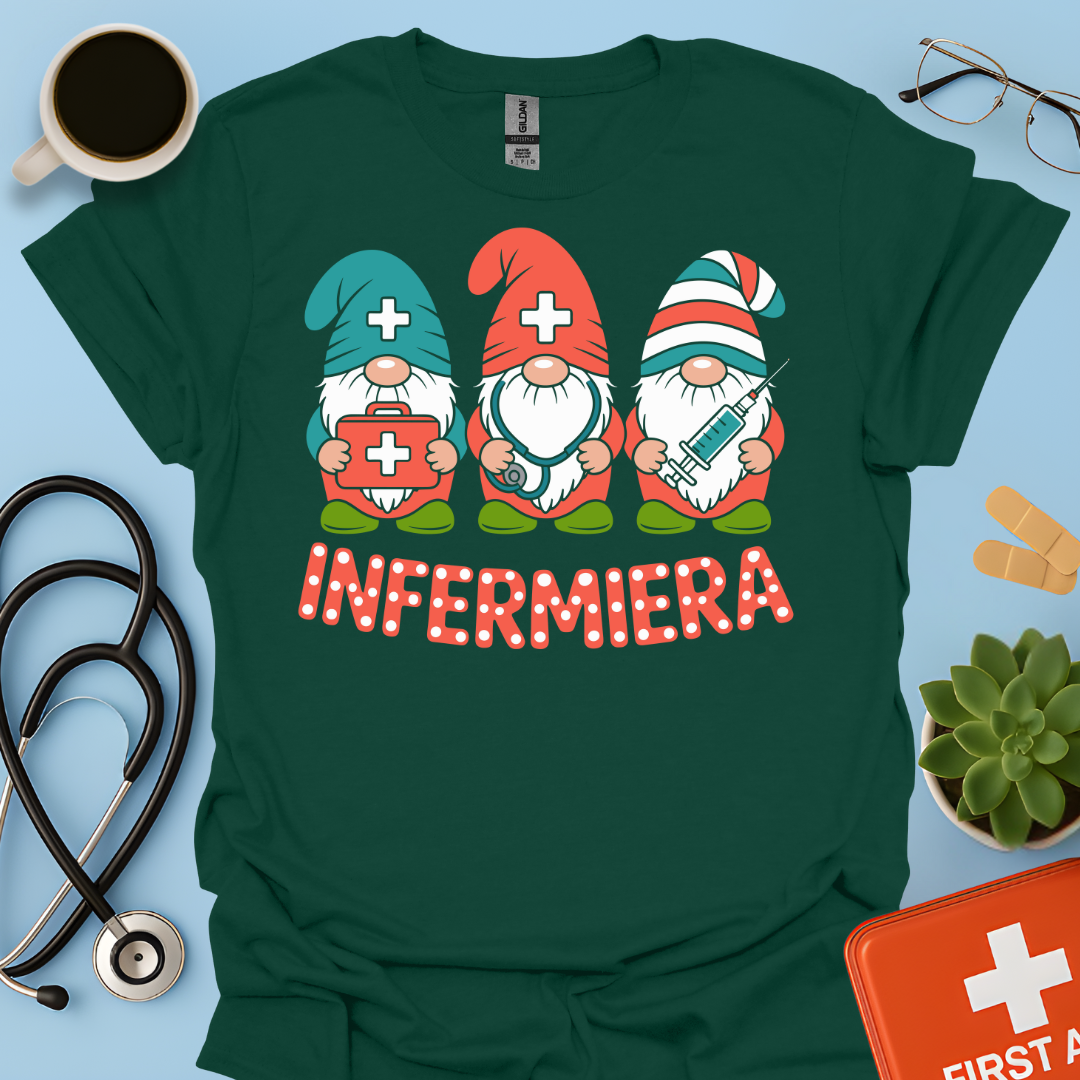 Gnome Infermiere - Infermiera Maglietta