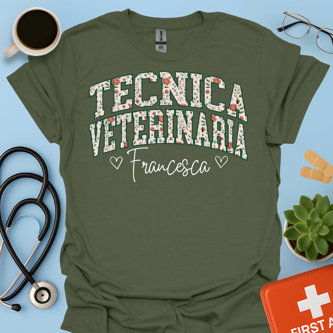 Maglietta Tecnica Veterinaria Personalizzata