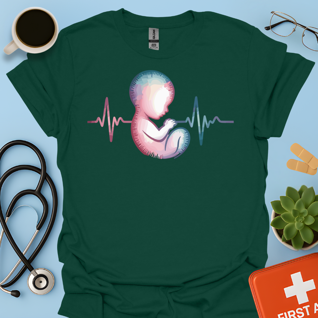 Battito del Bambino - Ostetrica / Ginecologa Maglietta