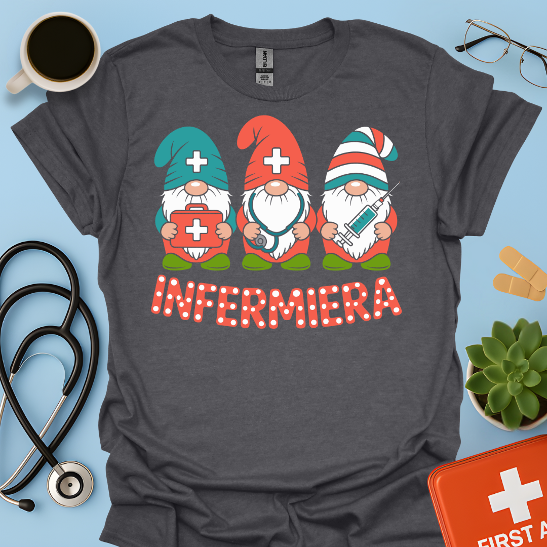 Gnome Infermiere - Infermiera Maglietta