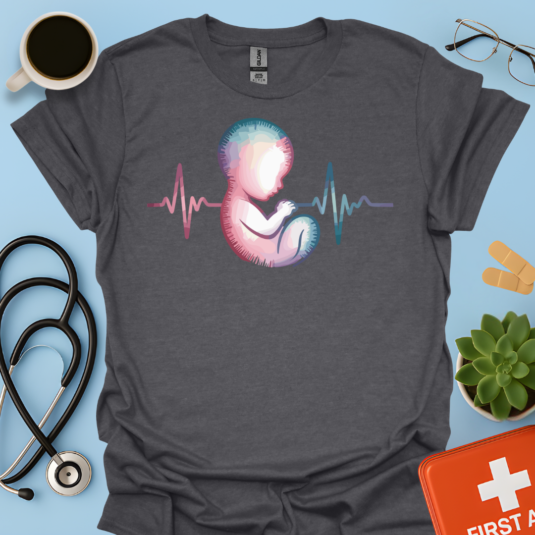 Battito del Bambino - Ostetrica / Ginecologa Maglietta