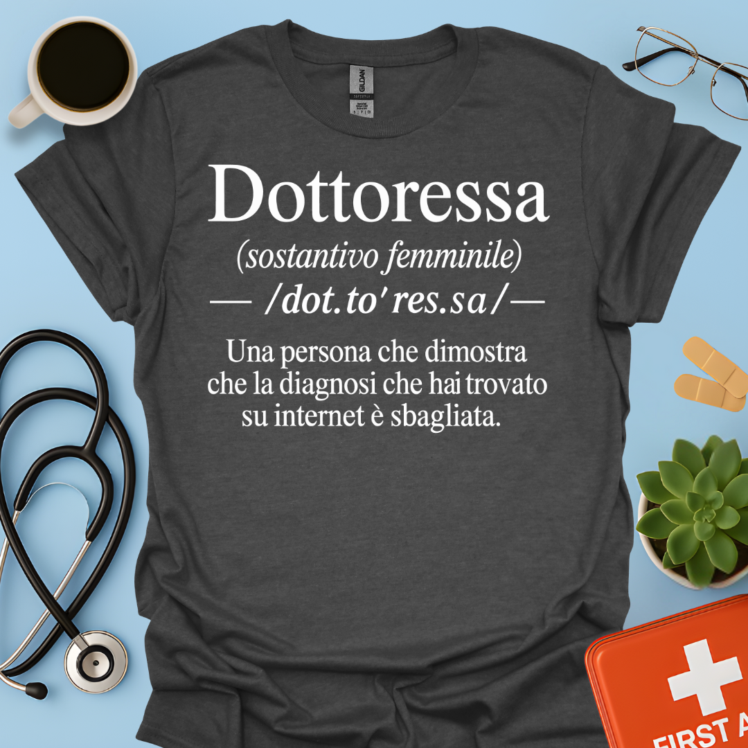 Definizione di Medico Dottoressa Maglietta