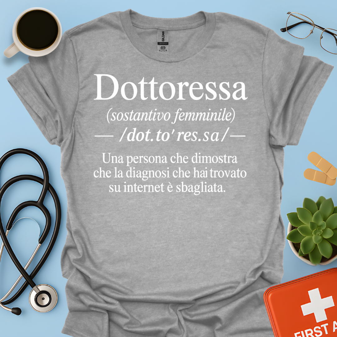 Definizione di Medico Dottoressa Maglietta