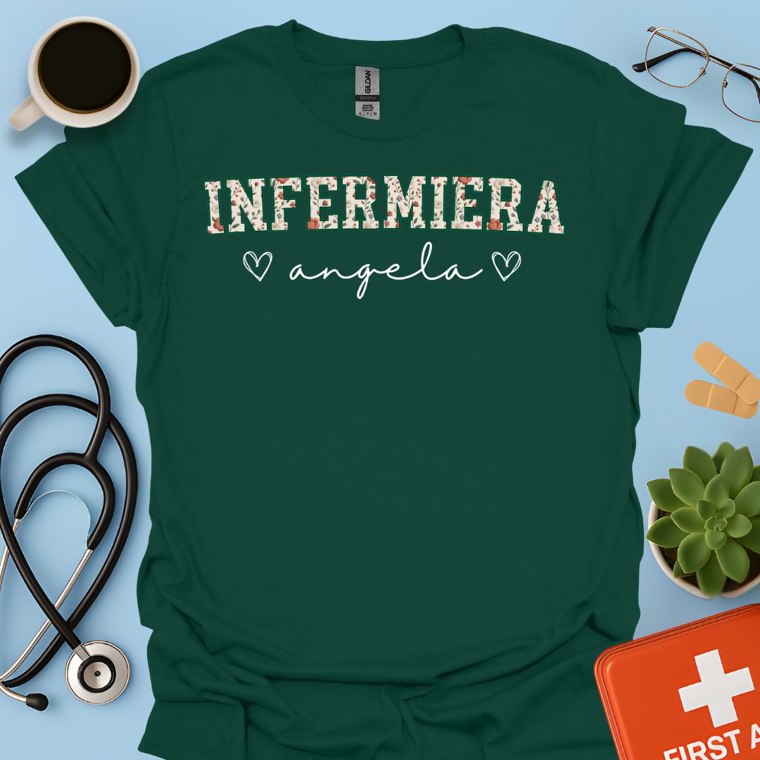Personalizzata Infermiera Maglietta