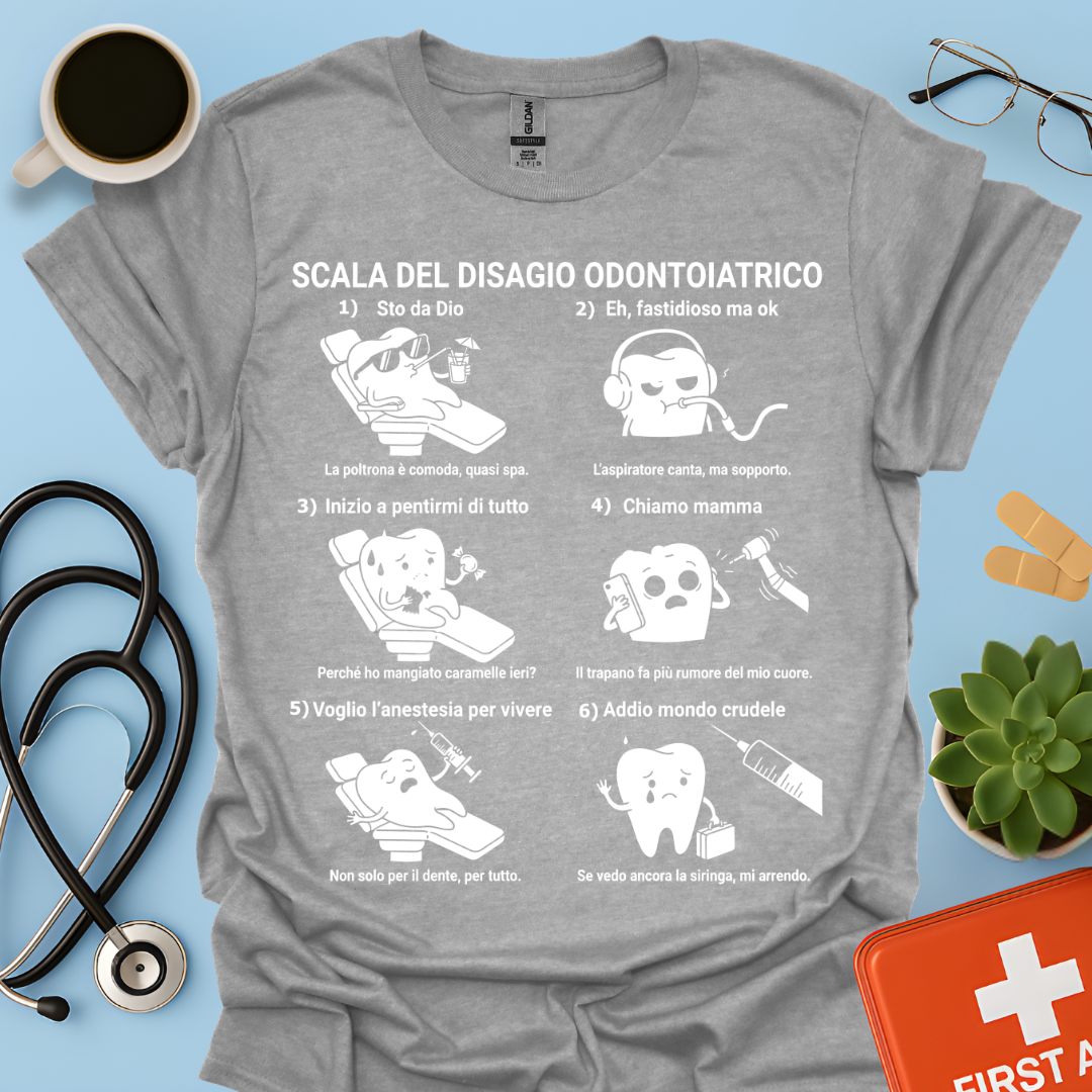 Maglietta Divertente per Dentista, ASO e Igienista