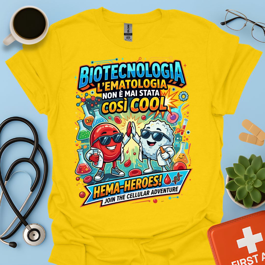 Maglietta Biotecnologia Ematologia