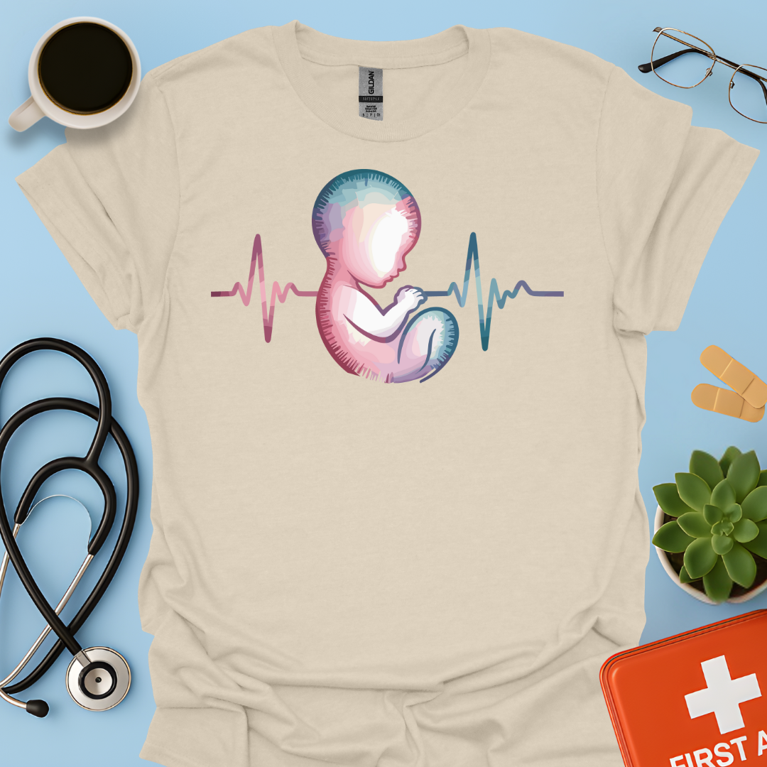 Battito del Bambino - Ostetrica / Ginecologa Maglietta