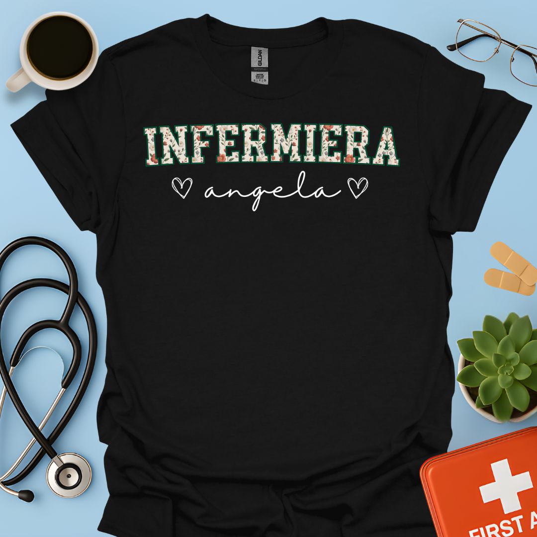 Personalizzata Infermiera Maglietta