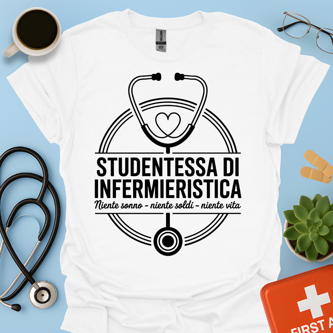 Studentessa di Infermieristica — Infermiera Maglietta