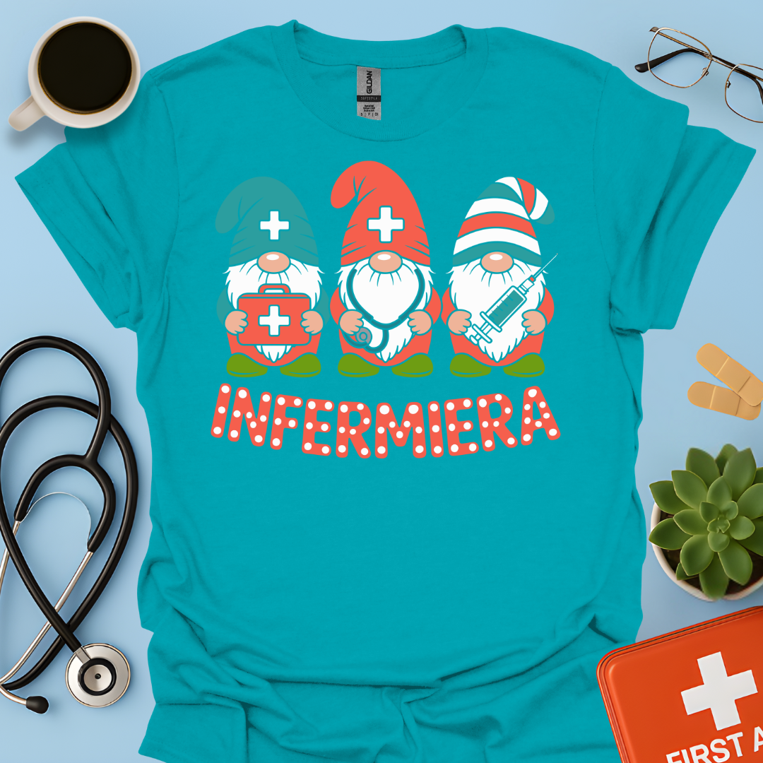 Gnome Infermiere - Infermiera Maglietta