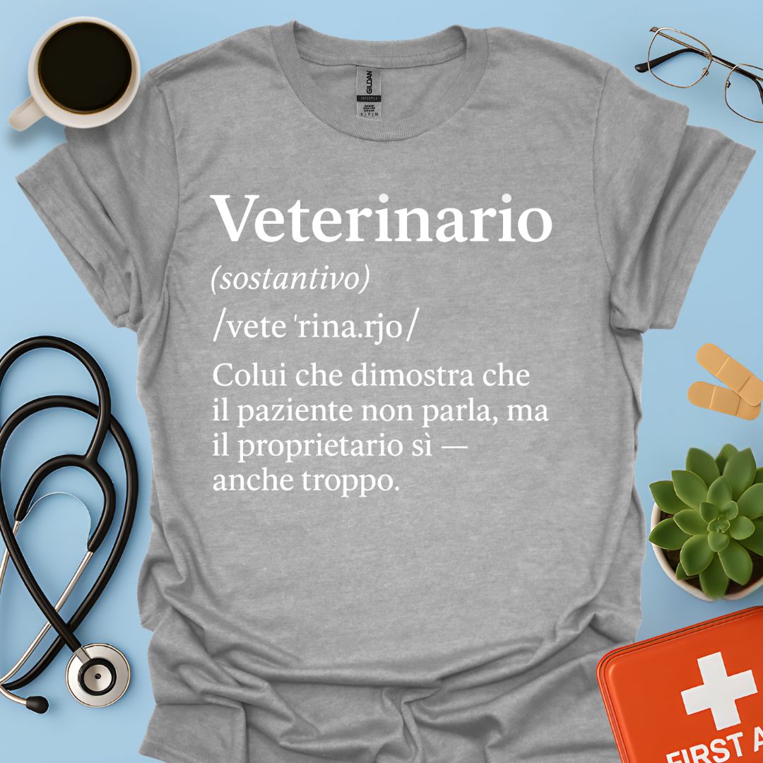 Definizione Veterinario Maglietta