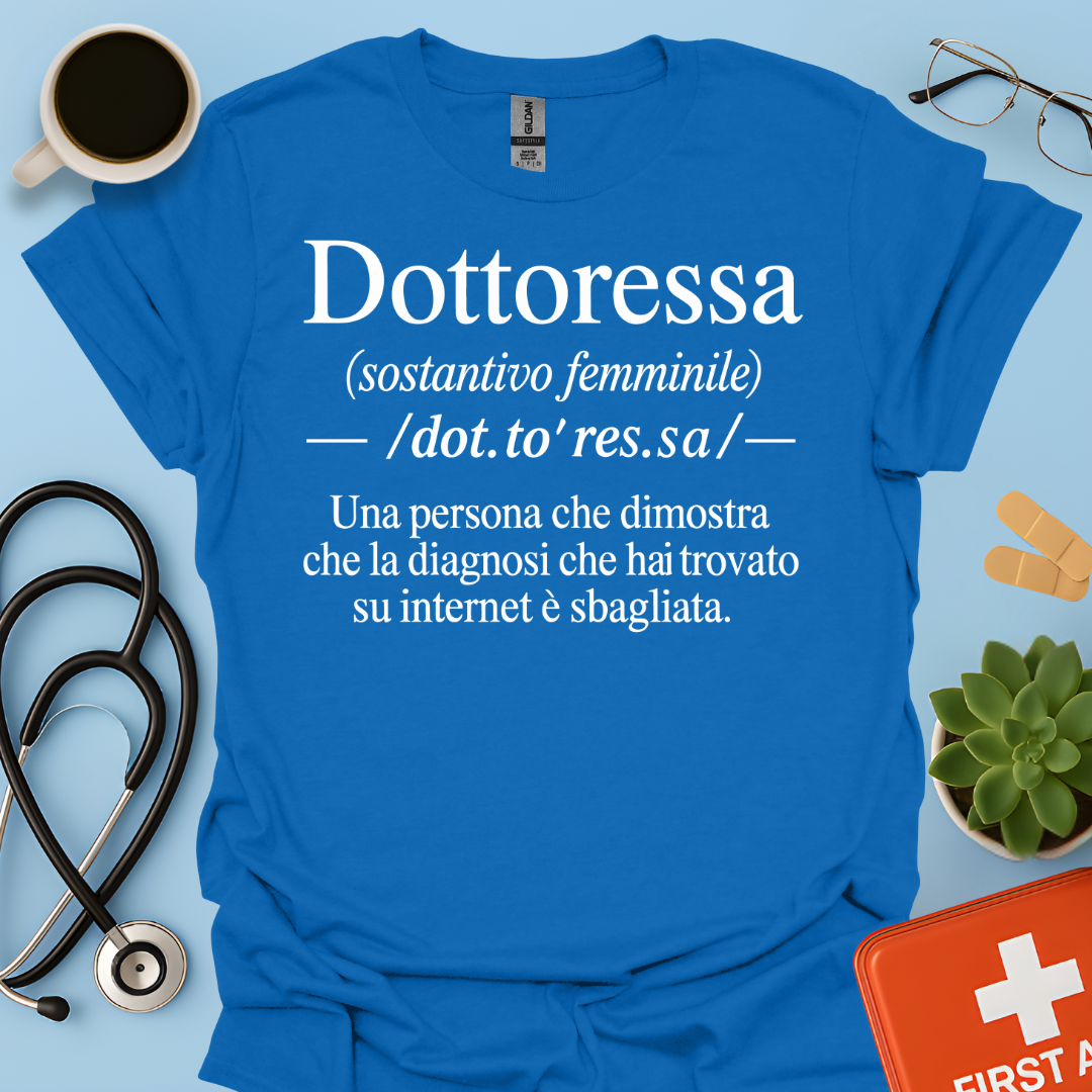 Definizione di Medico Dottoressa Maglietta