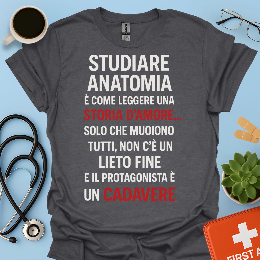Studente Professore di Anatomia Divertente Maglietta