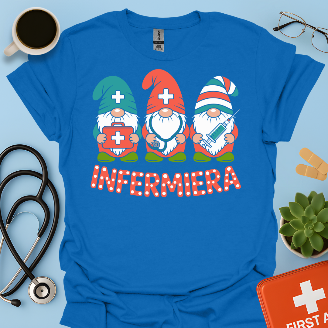 Gnome Infermiere - Infermiera Maglietta