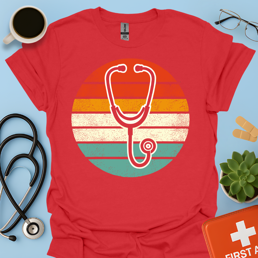Stetoscopio Medico Dottore Maglietta