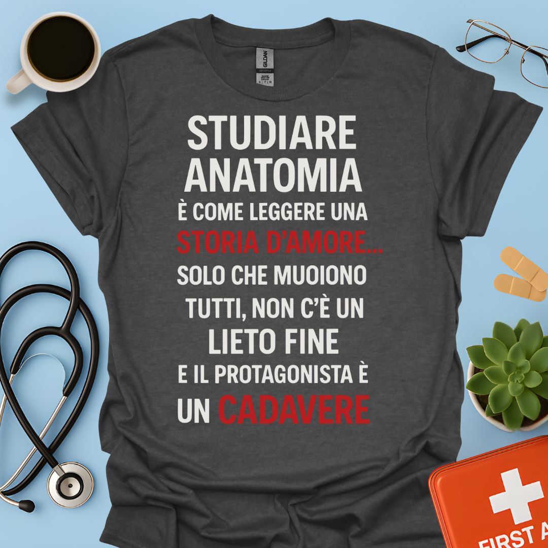 Studente Professore di Anatomia Divertente Maglietta