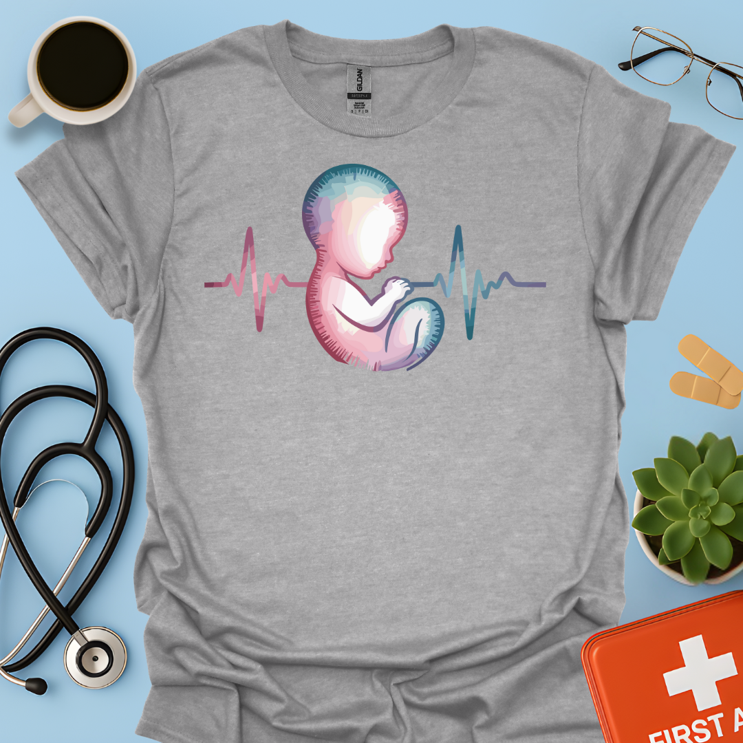 Battito del Bambino - Ostetrica / Ginecologa Maglietta