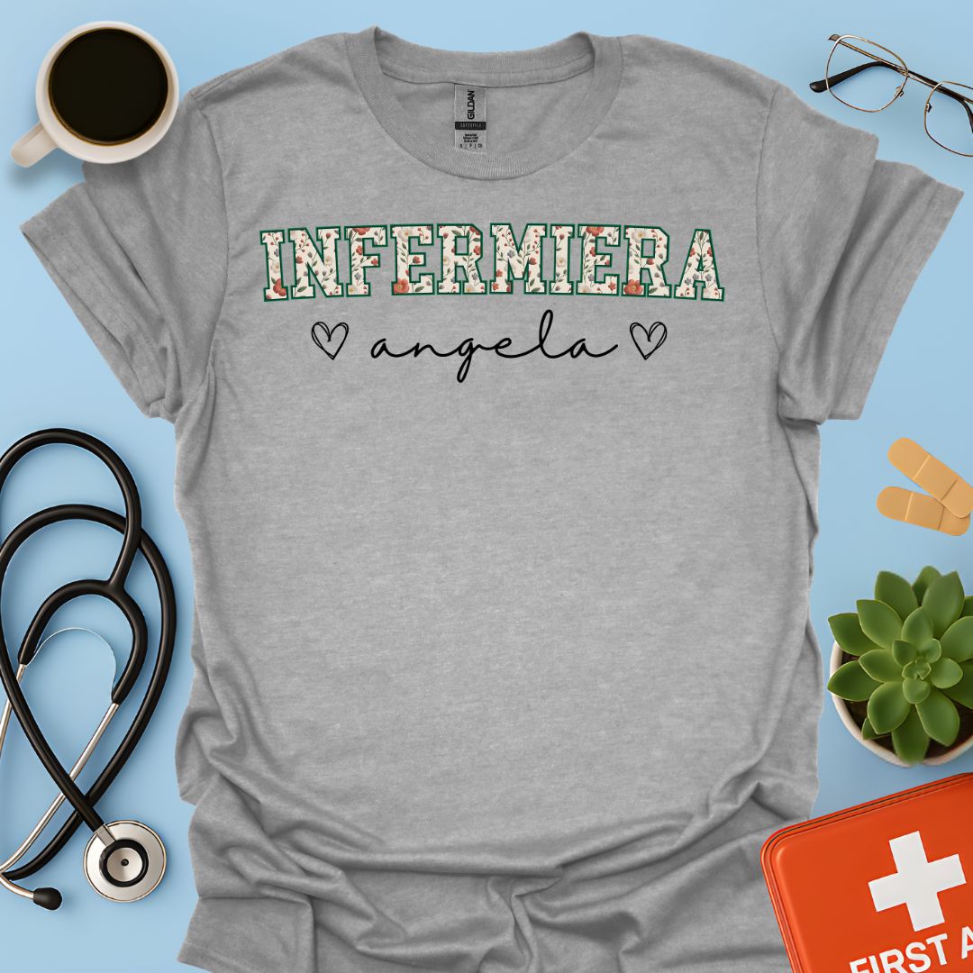 Personalizzata Infermiera Maglietta