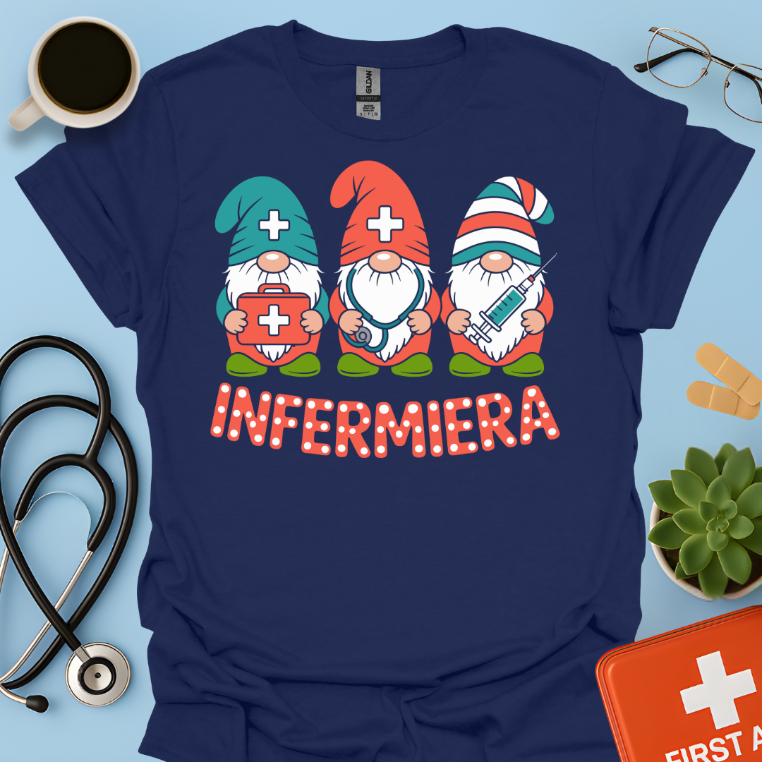 Gnome Infermiere - Infermiera Maglietta