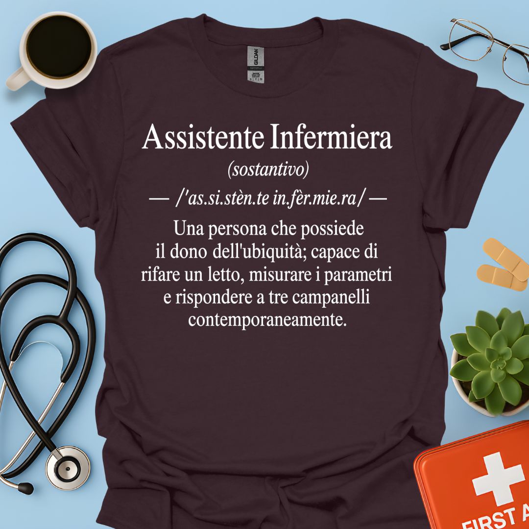 Assistente Infermiera Definizione Maglietta