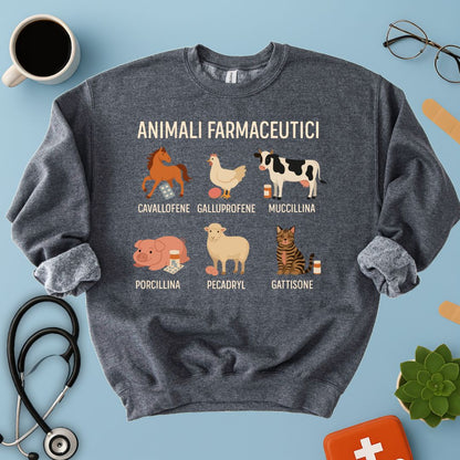 Felpa Divertente Veterinaria / Farmacista