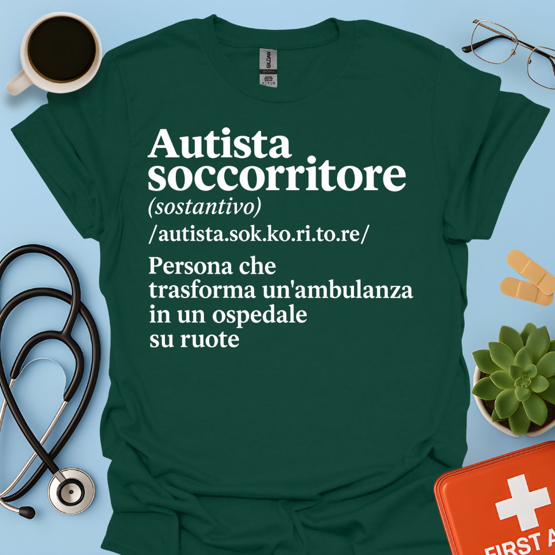 Maglietta Autista Soccorritore – Ambulanza Ospedale