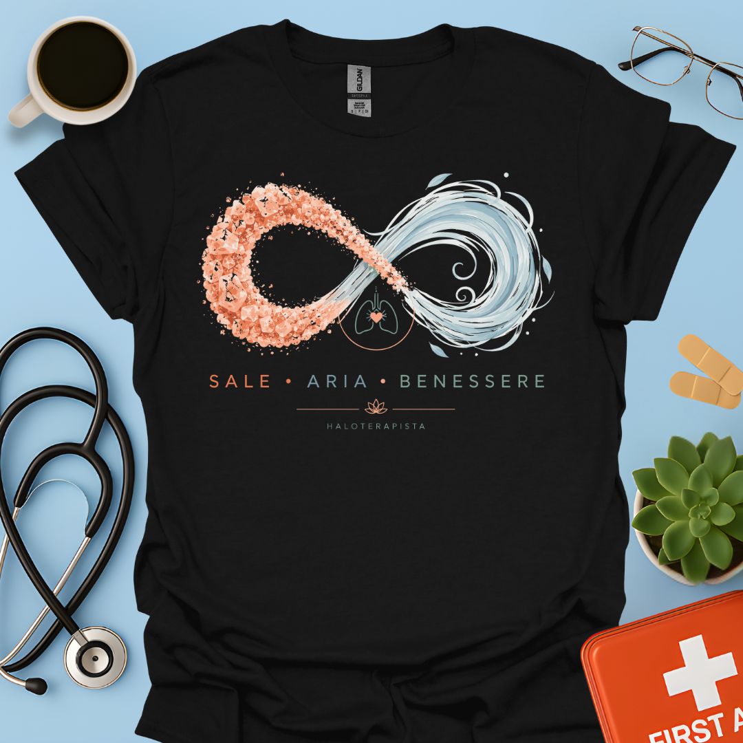 Maglietta Haloterapista | Sale • Aria • Benessere