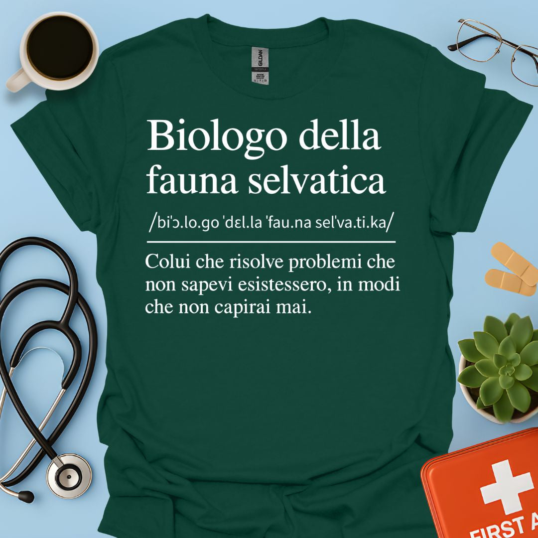 Maglietta Biologo Della Fauna Selvatica