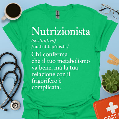 Maglietta Nutrizionista Divertente – Idea Regalo Biologa Nutrizionista