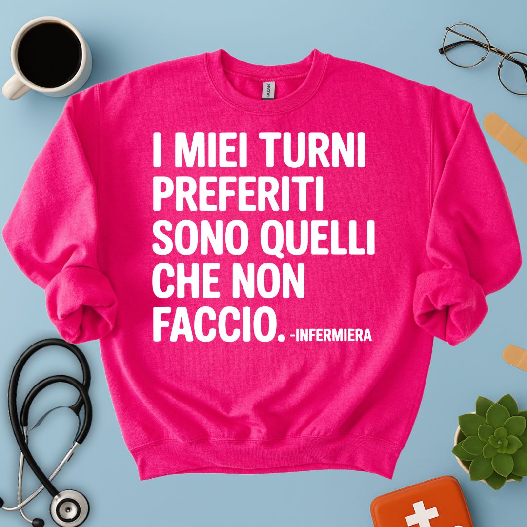 Felpa Divertente Infermiera