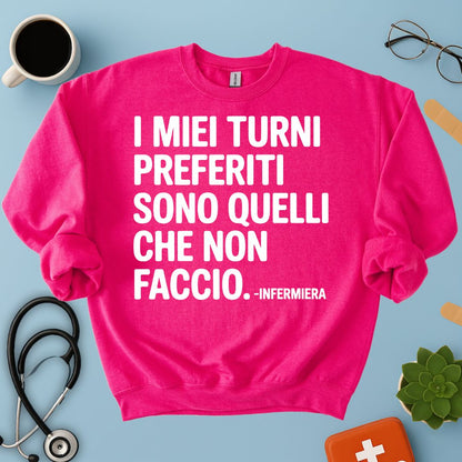 Felpa Divertente Infermiera