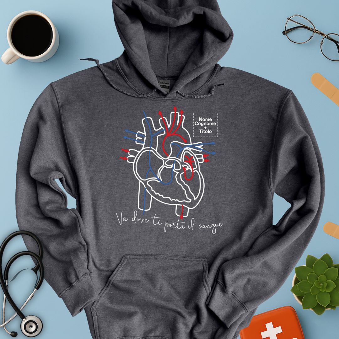 Felpa Cappuccio Personalizzata – Medico / Chirurgo