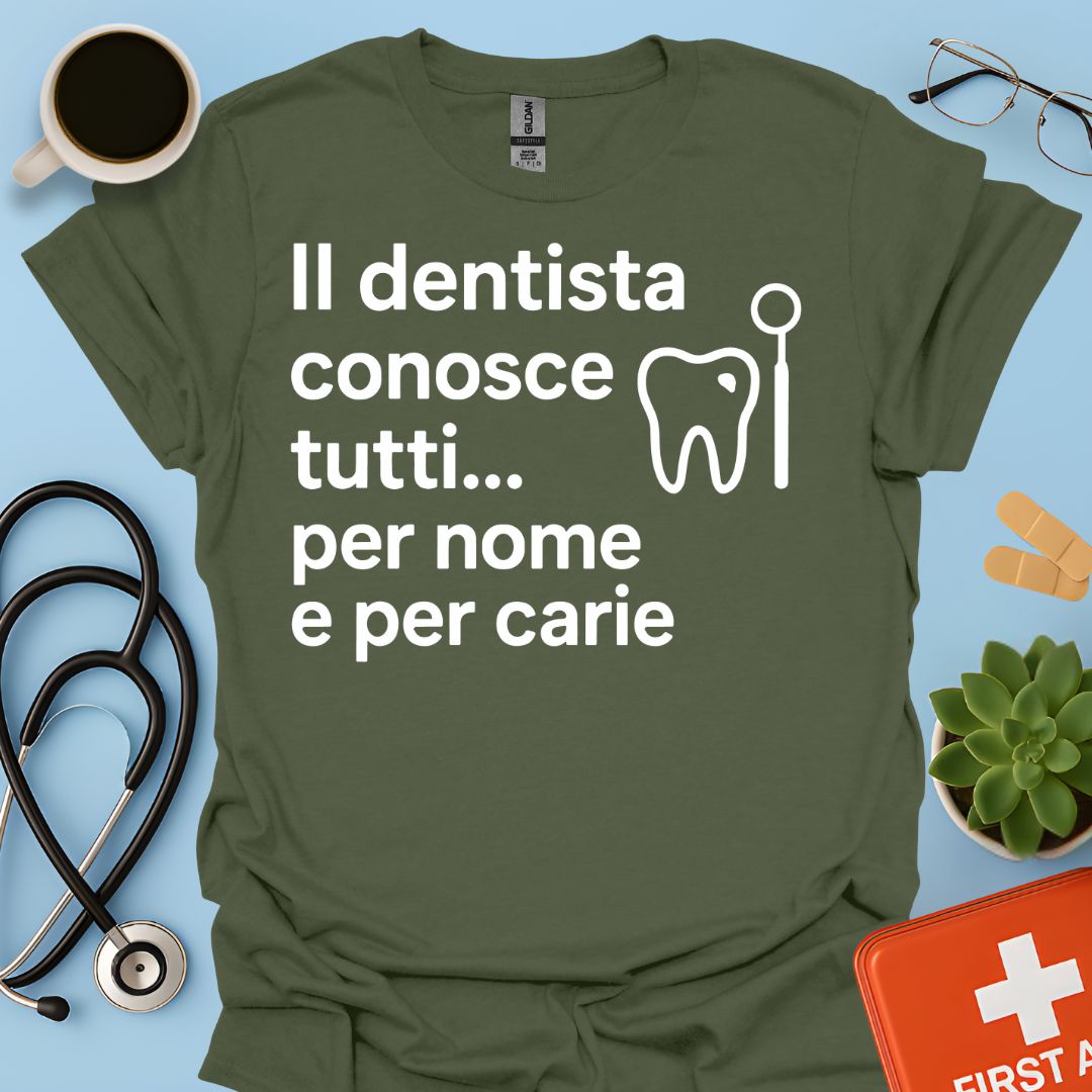 Regalo Divertente Per Dentista Maglietta