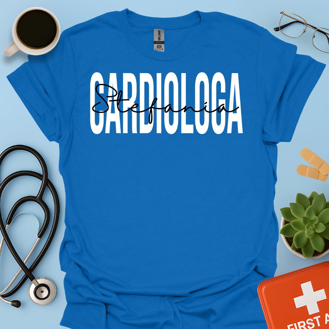 Cardiologia Maglietta Cardiologa Personalizzata