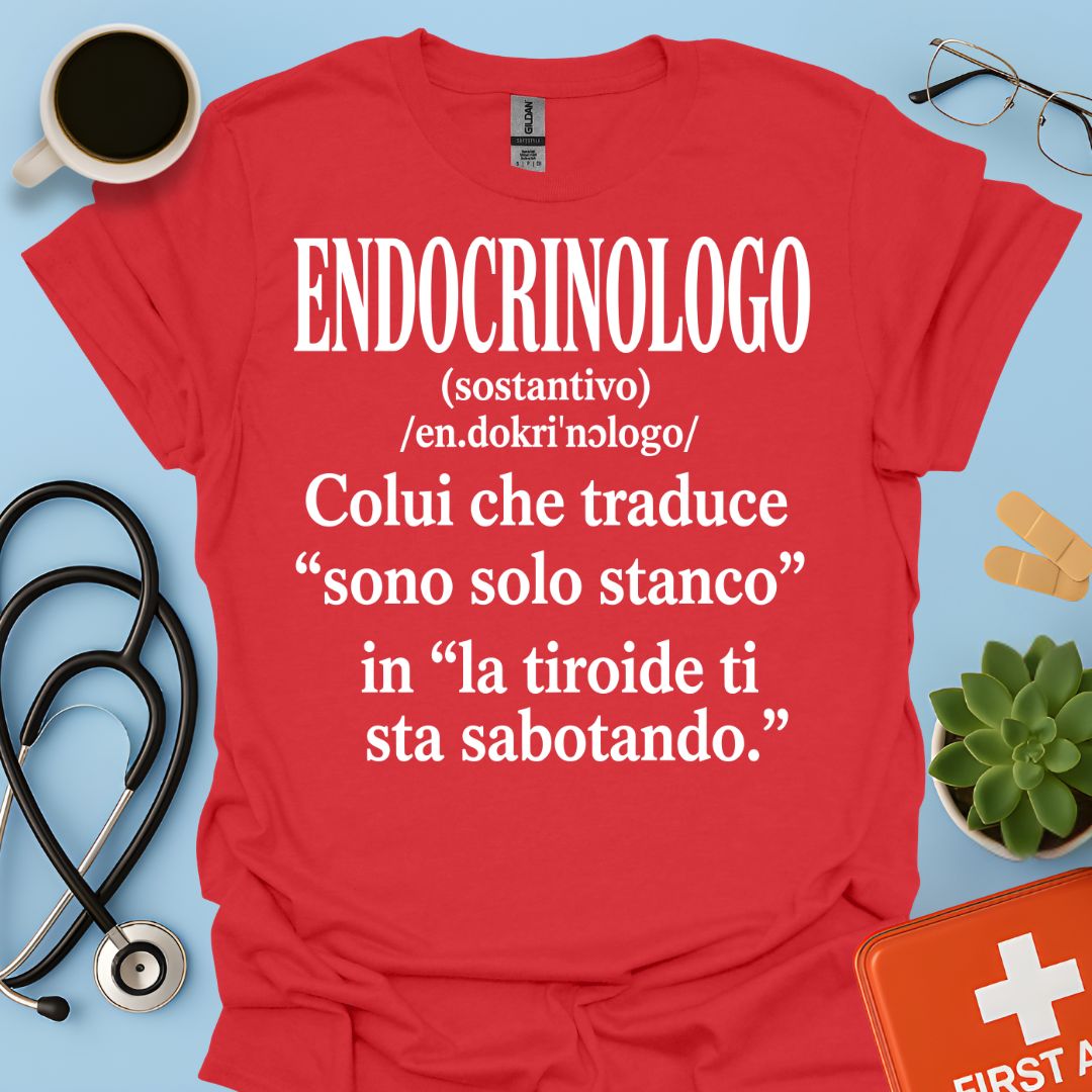 Maglietta Divertente Endocrinologo