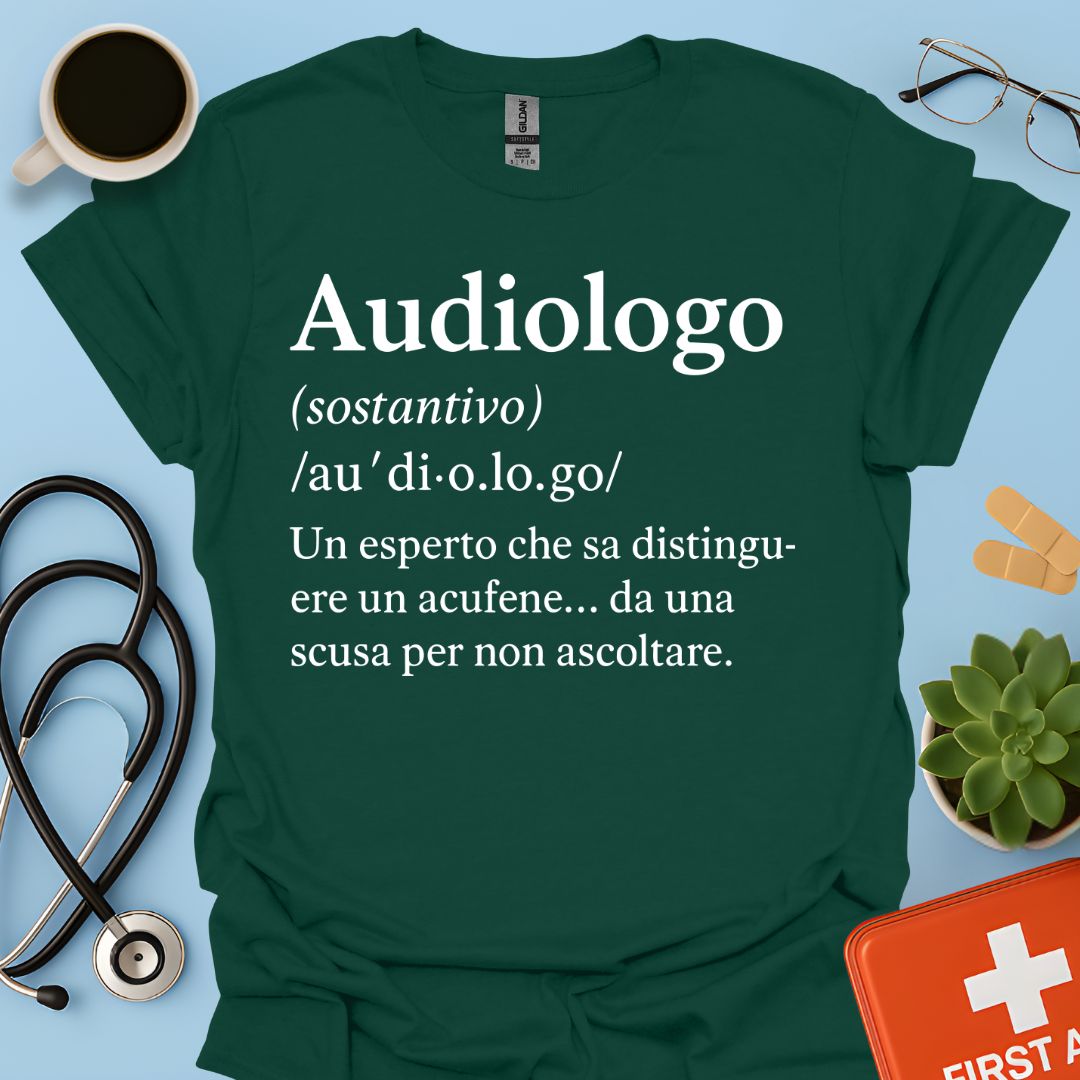 Definizione Audiologo Maglietta