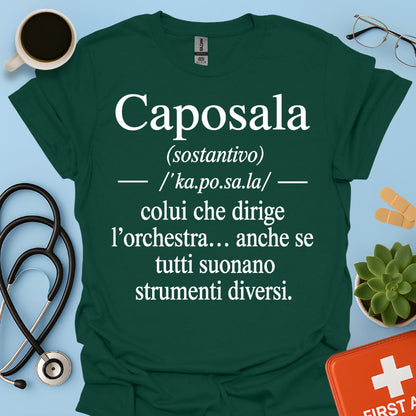 Maglietta Caposala – Dirige l'Orchestra – Regalo Coordinatore Infermieristico