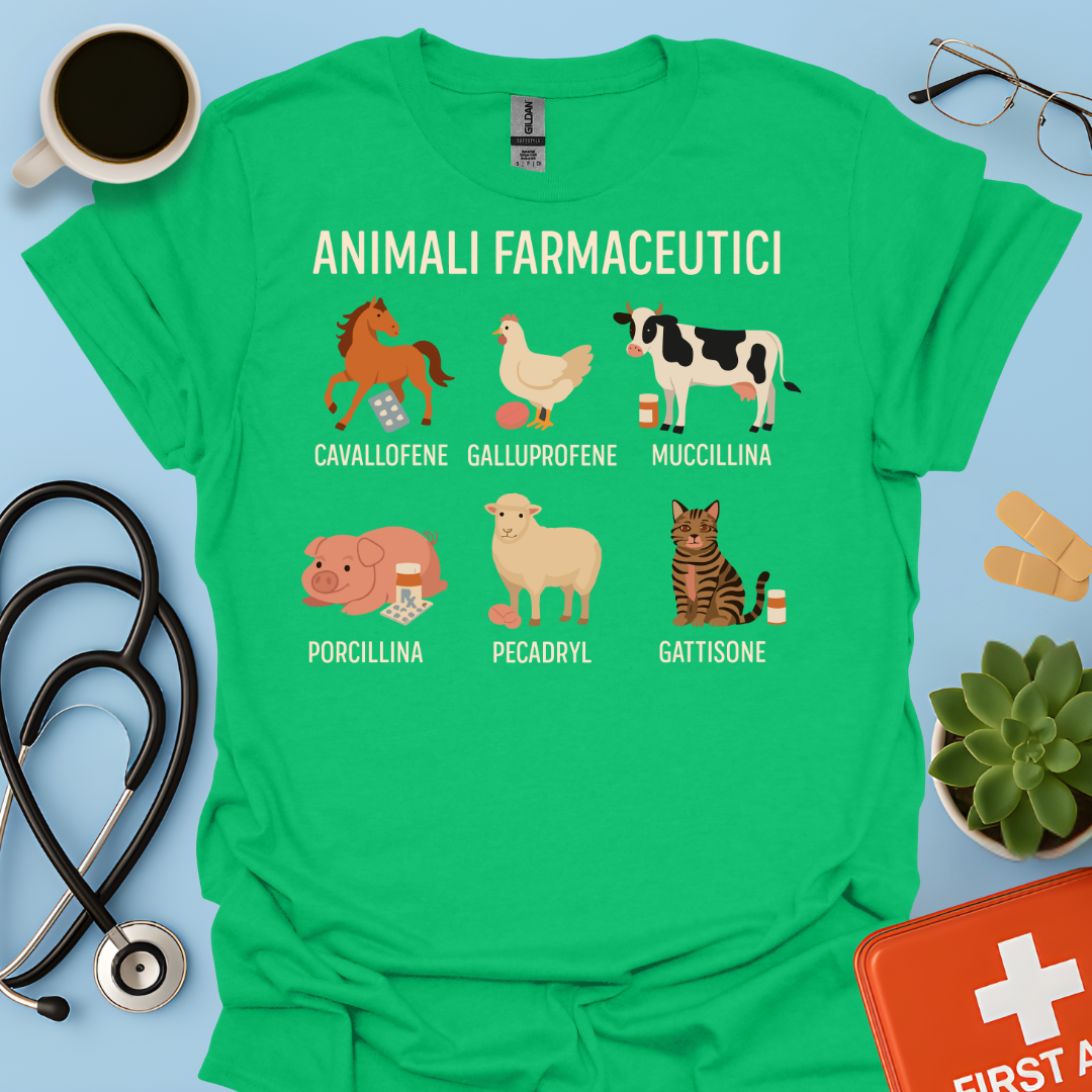 Animali Farmaceutici - Farmacista / Veterinaria Maglietta