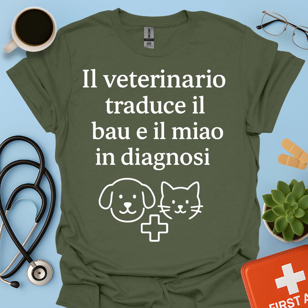 Divertente Veterinario Maglietta