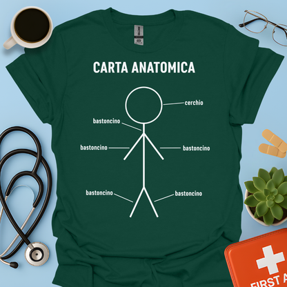 Carta Anatomica Maglietta