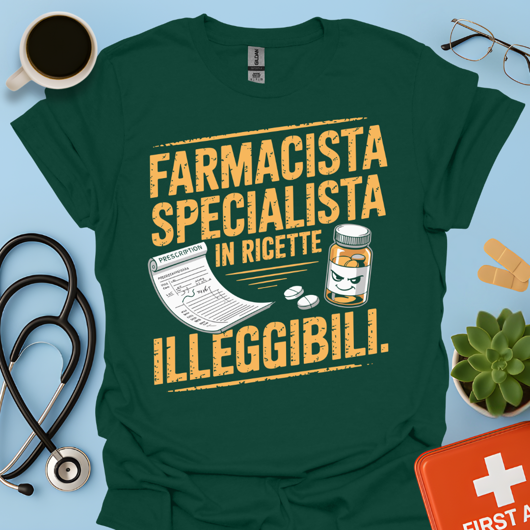 Farmacista specialista in ricette illeggibili - Farmacista Maglietta