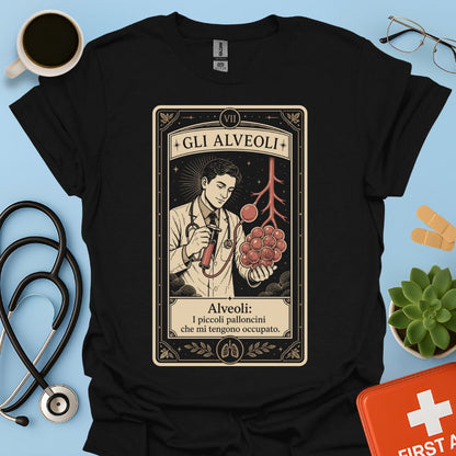 Maglietta Pneumologo – Gli Alveoli Carta dei Tarocchi