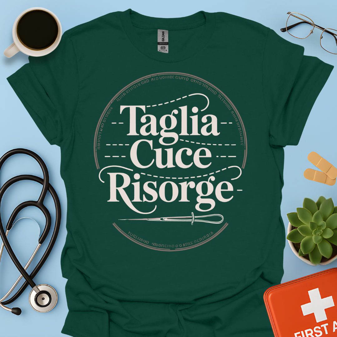 Taglia Cuce Risorge - Chirurgo / Studente Medicina Maglietta