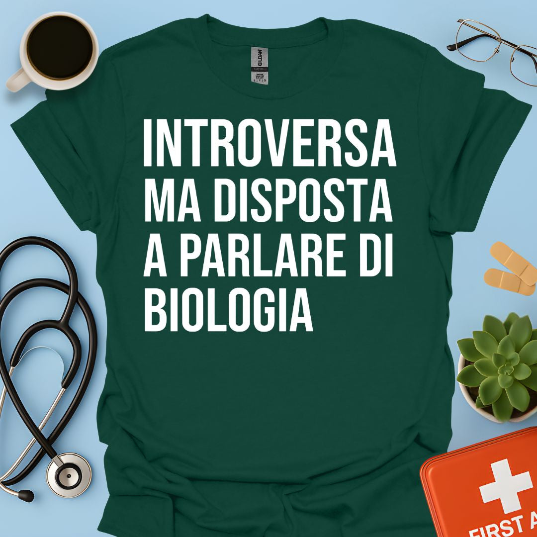 Maglietta Biologia Donna