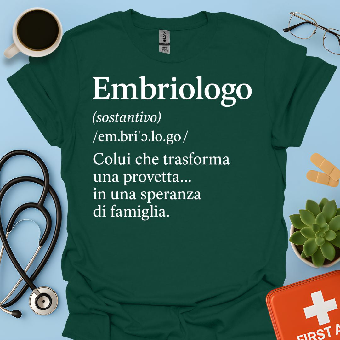 Maglietta Definizione Embriologo