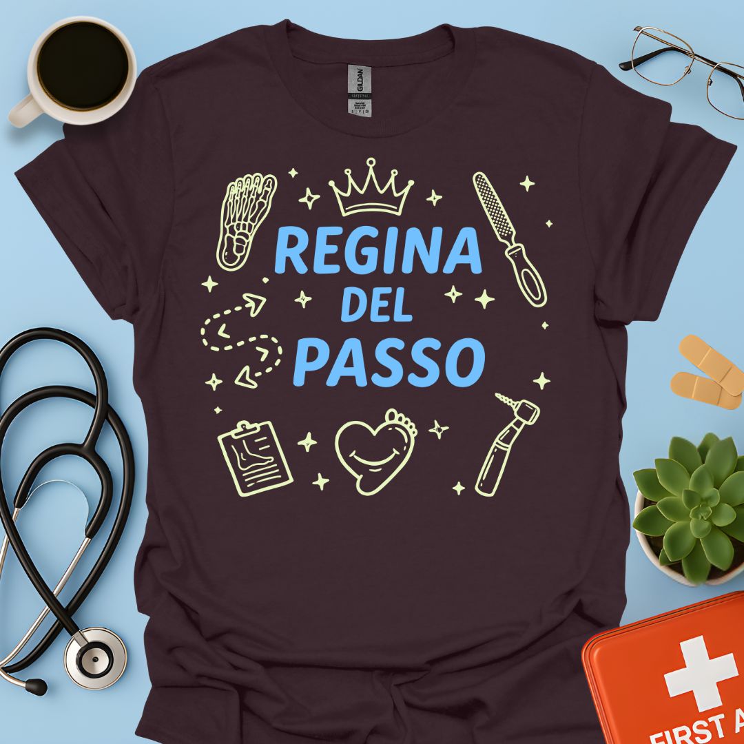 Regina del Passo - Maglietta Podologia e Cura del Piede
